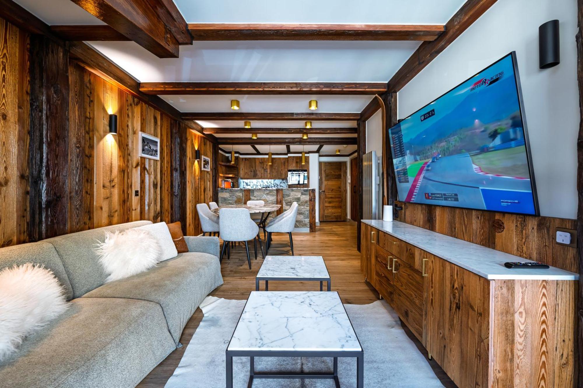 Luxury Suite 70M2 Balcon Courchevel1850 Parking Ngoại thất bức ảnh