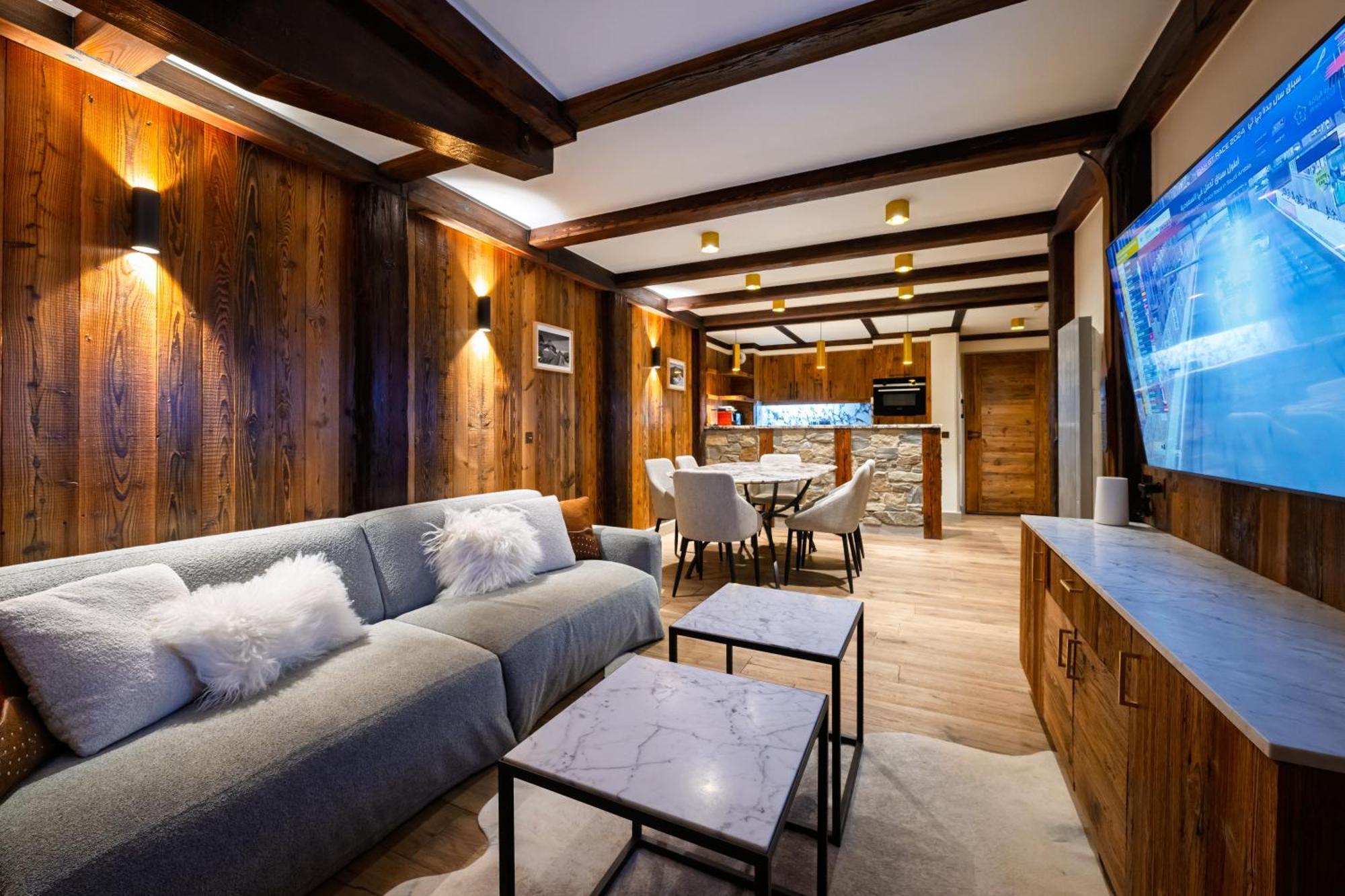 Luxury Suite 70M2 Balcon Courchevel1850 Parking Ngoại thất bức ảnh