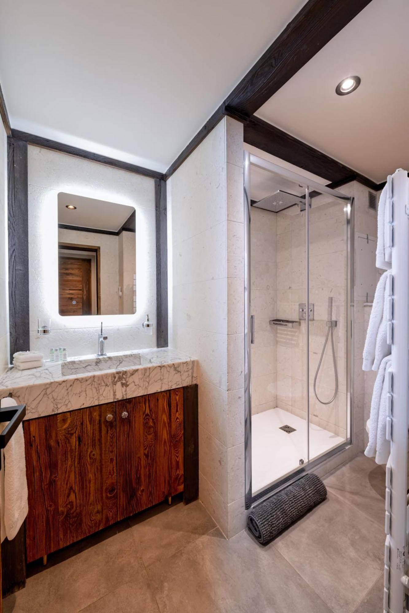 Luxury Suite 70M2 Balcon Courchevel1850 Parking Ngoại thất bức ảnh