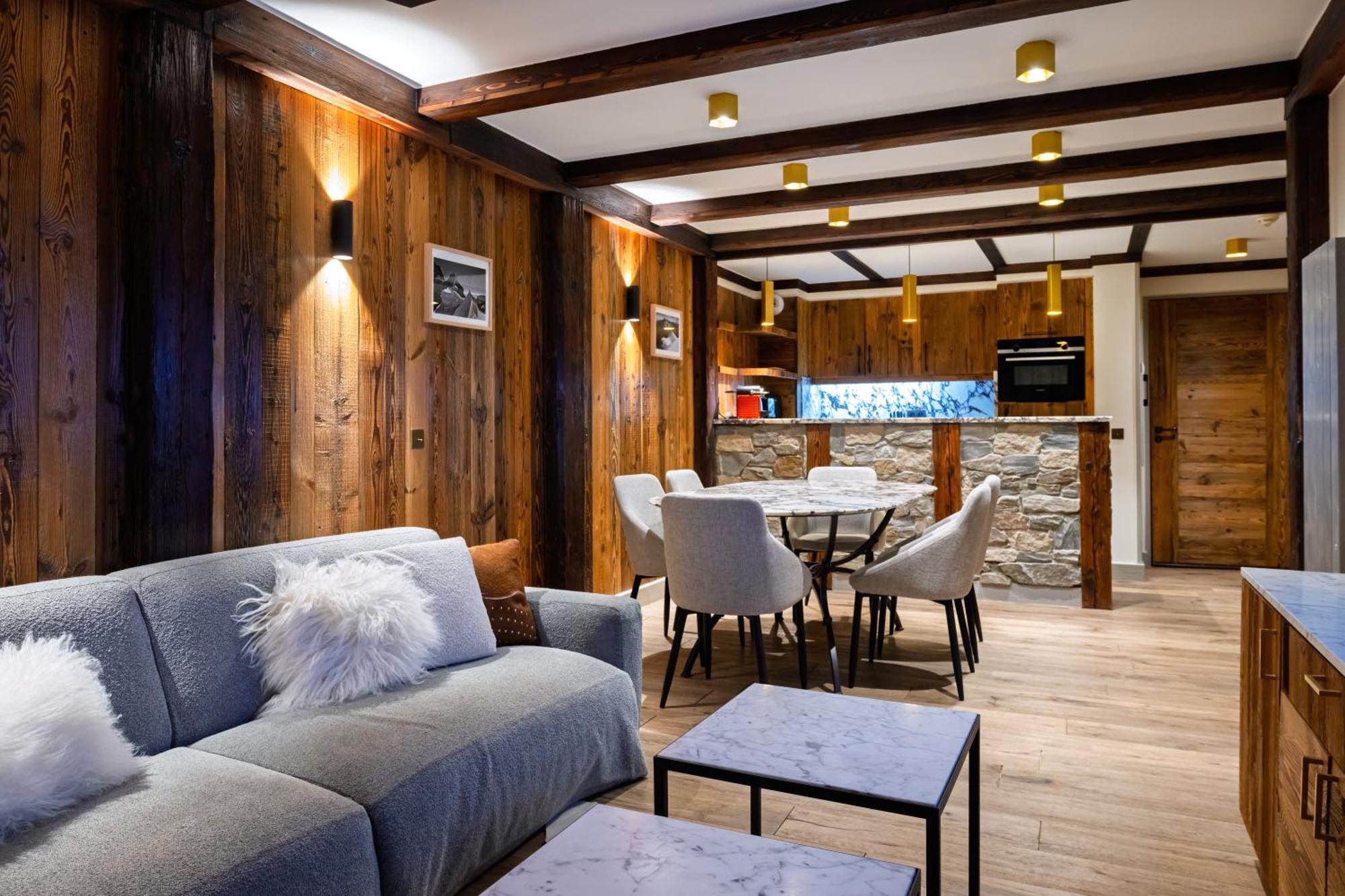 Luxury Suite 70M2 Balcon Courchevel1850 Parking Ngoại thất bức ảnh