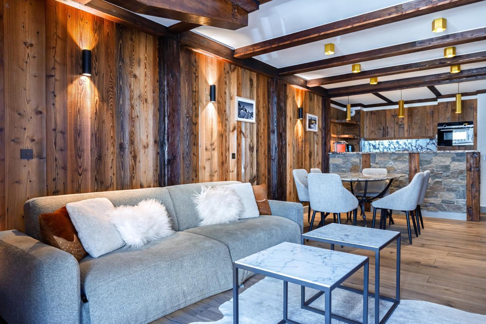 Luxury Suite 70M2 Balcon Courchevel1850 Parking Ngoại thất bức ảnh